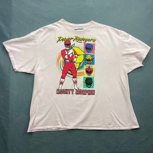 Mighty Morphin Power Rangers - Pink T-Shirt - 3X